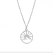 Boma Sterling Silver Radiant Sunrise Drop Necklace