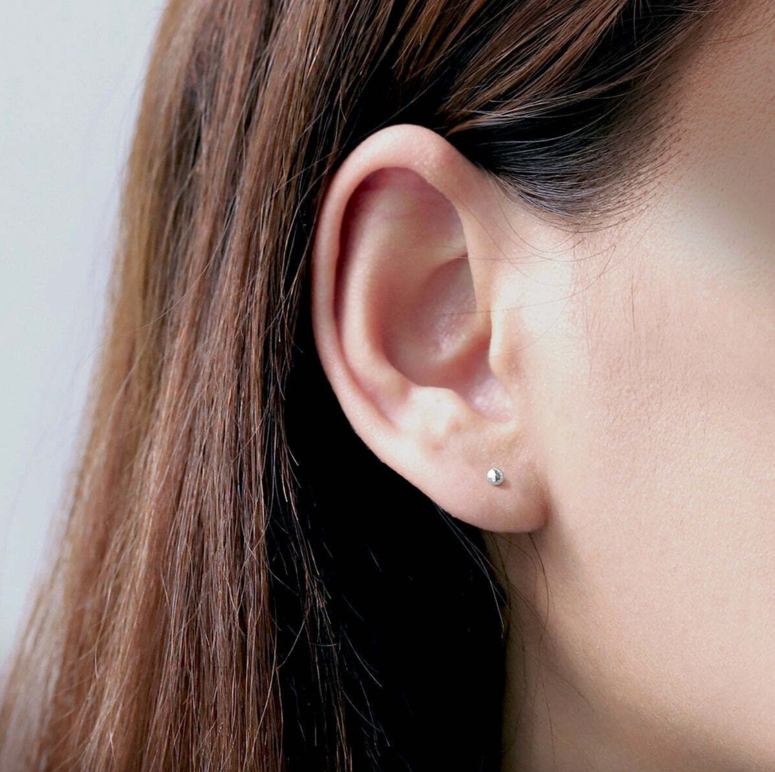 Boma Belle Mini Ball Studs - Little Silver