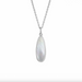 Boma Alina Mother of Pearl Drop Bezel Necklace