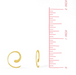 Boma Essential Pull Through Hoops - Mini Gold