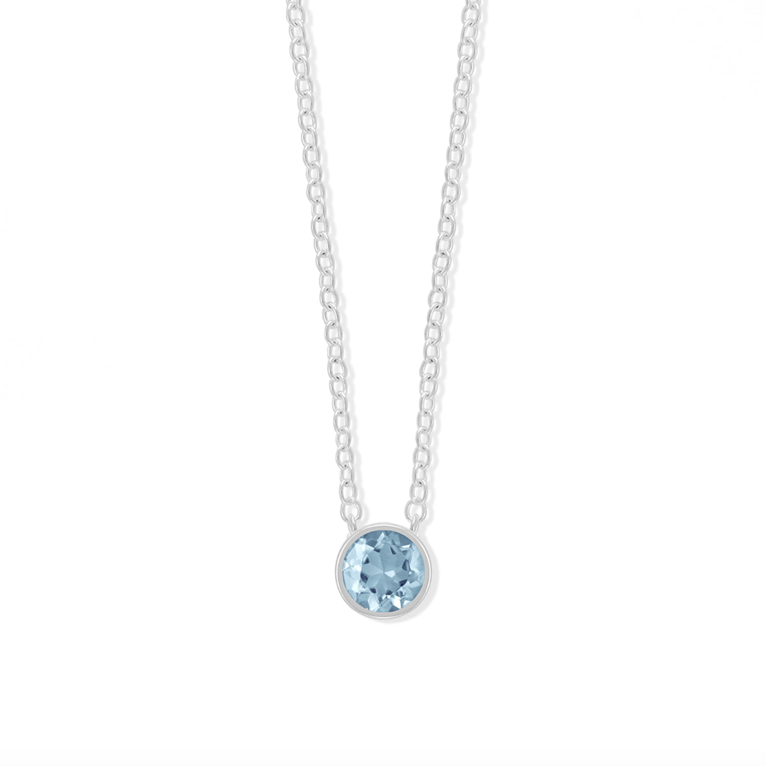 Boma Belle Aquamarine Necklace - March and Serenity