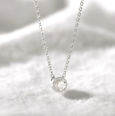 Boma Belle White Topaz Necklace - April and Strength