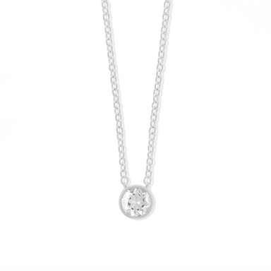 Boma Belle White Topaz Necklace - April and Strength