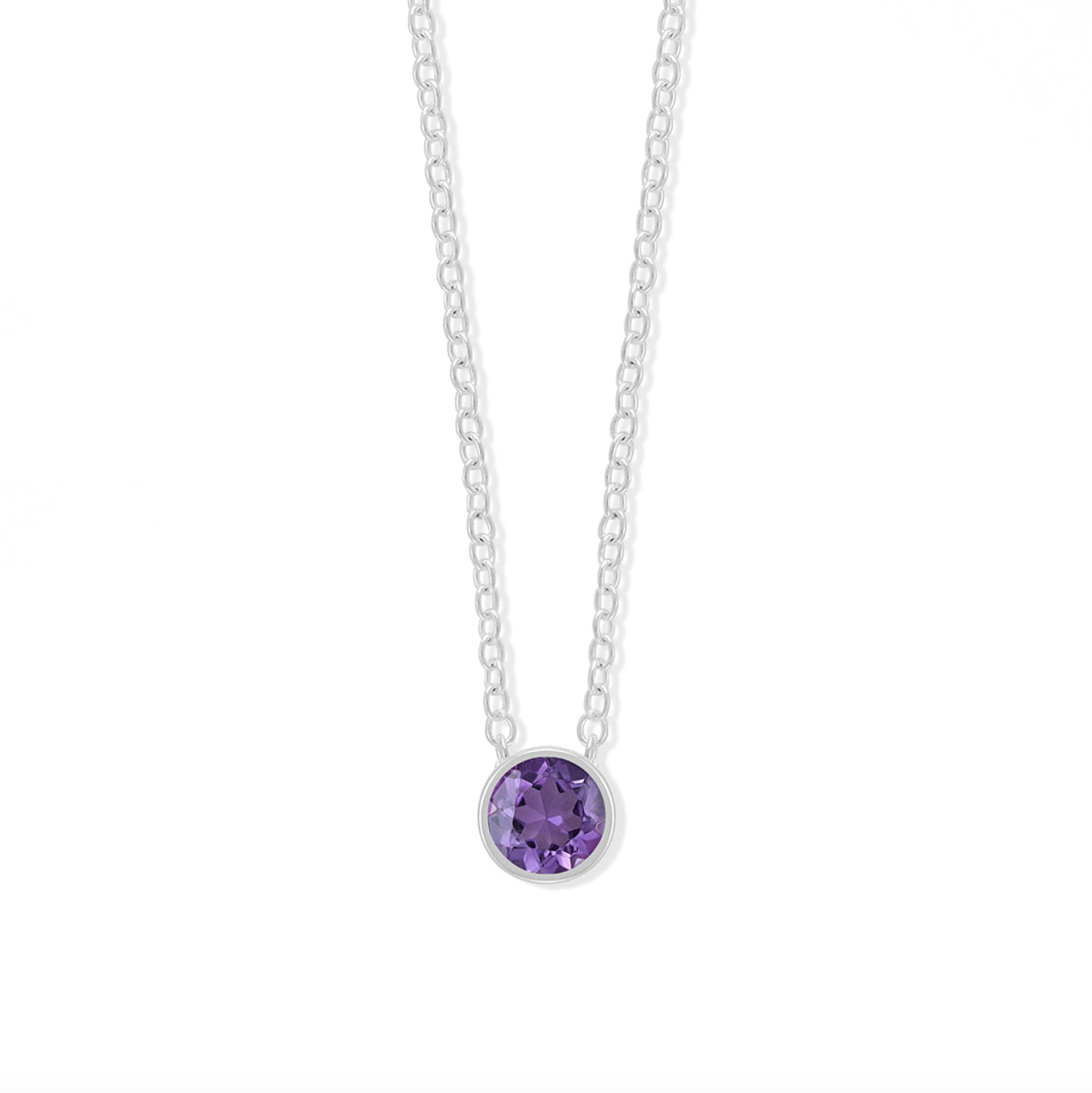 Boma Belle Amethyst Necklace - February and Wisdom