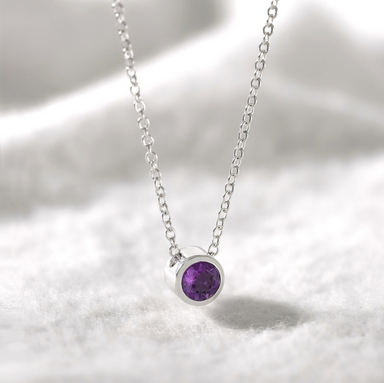 Boma Belle Amethyst Necklace - February and Wisdom