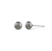 Boma Grey Pearl Stud Earrings