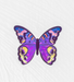 Holly Yashi Mariposa Butterfly Brooch - Violet Skies