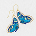 Holly Yashi Mariposa Butterfly Wing Earrings - Blue Radiance