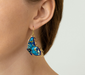 Holly Yashi Mariposa Butterfly Wing Earrings - Blue Radiance