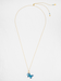 Holly Yashi Mariposa Butterfly Charm Pendant - Blue Radiance