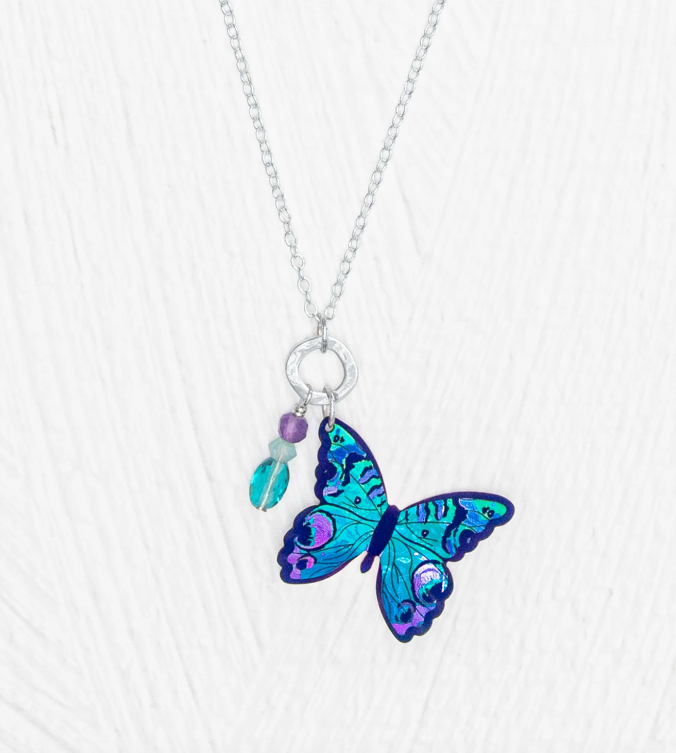 Holly Yashi Mariposa Butterfly Charm Pendant - Calypso