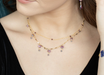 Holly Yashi Layered Soiree Necklace - Royal Plum