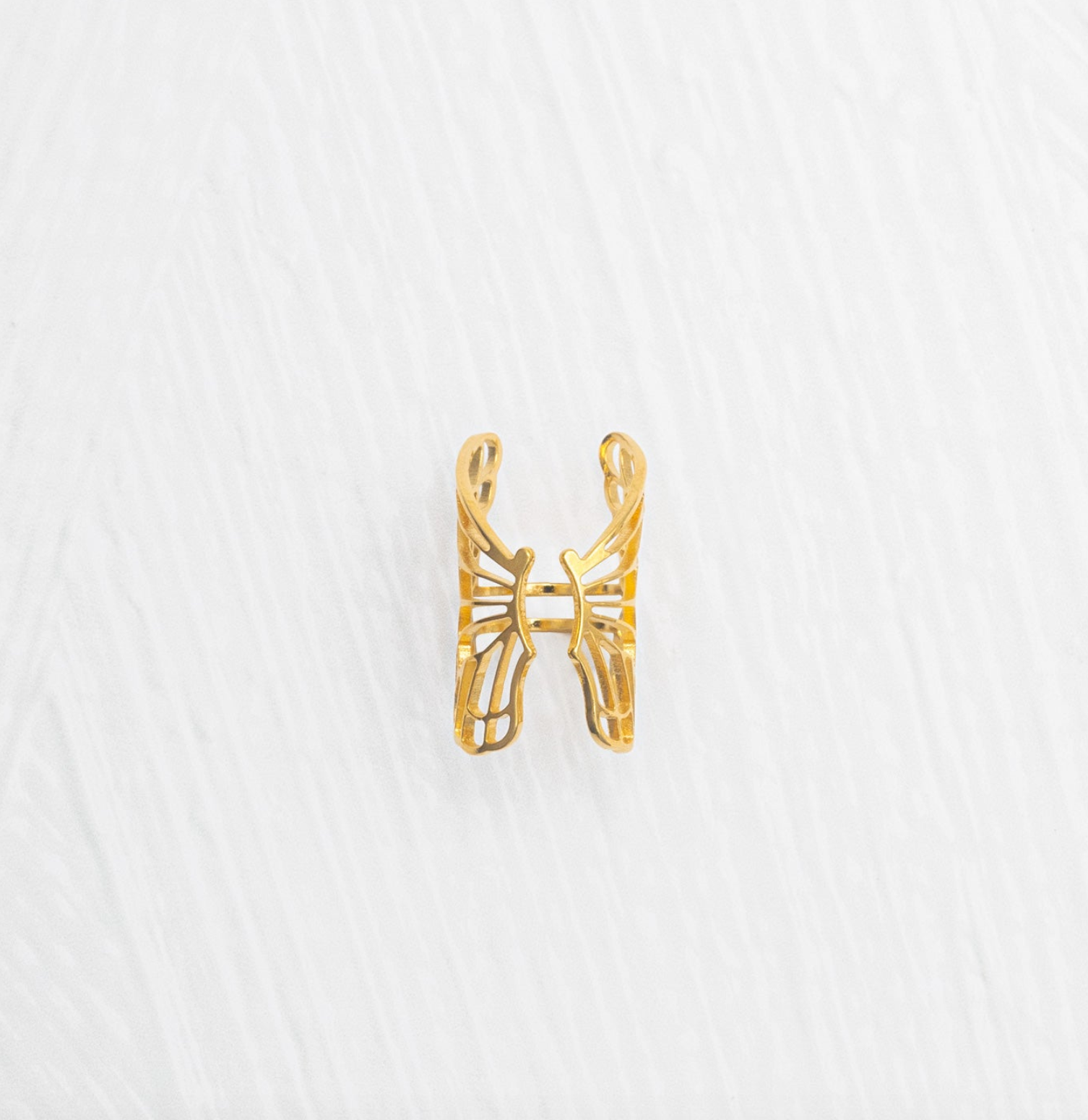 Holly Yashi Vanessa Butterfly Ear Cuff - Gold