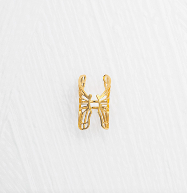 Holly Yashi Vanessa Butterfly Ear Cuff - Gold