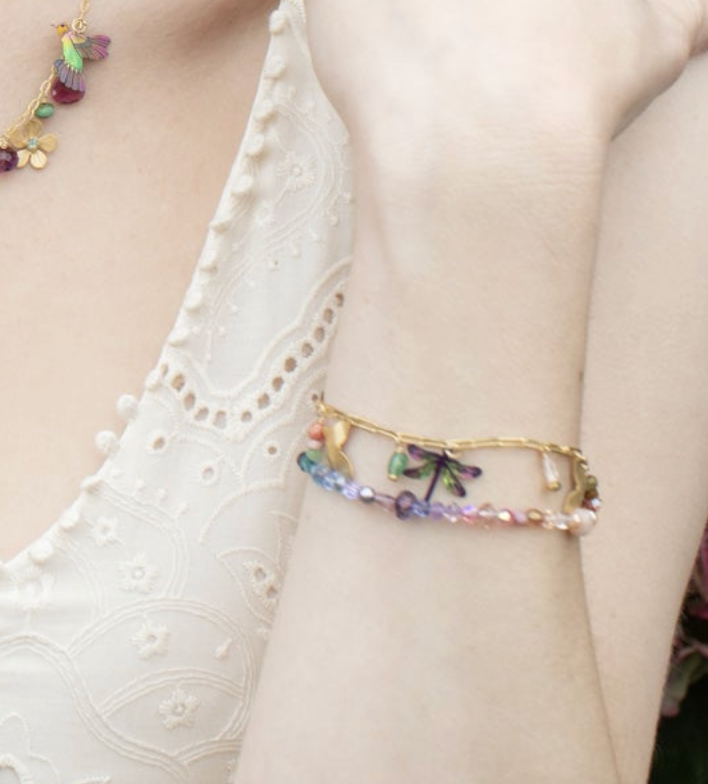 Holly Yashi Garden Whimsy Charm Bracelet - Gold
