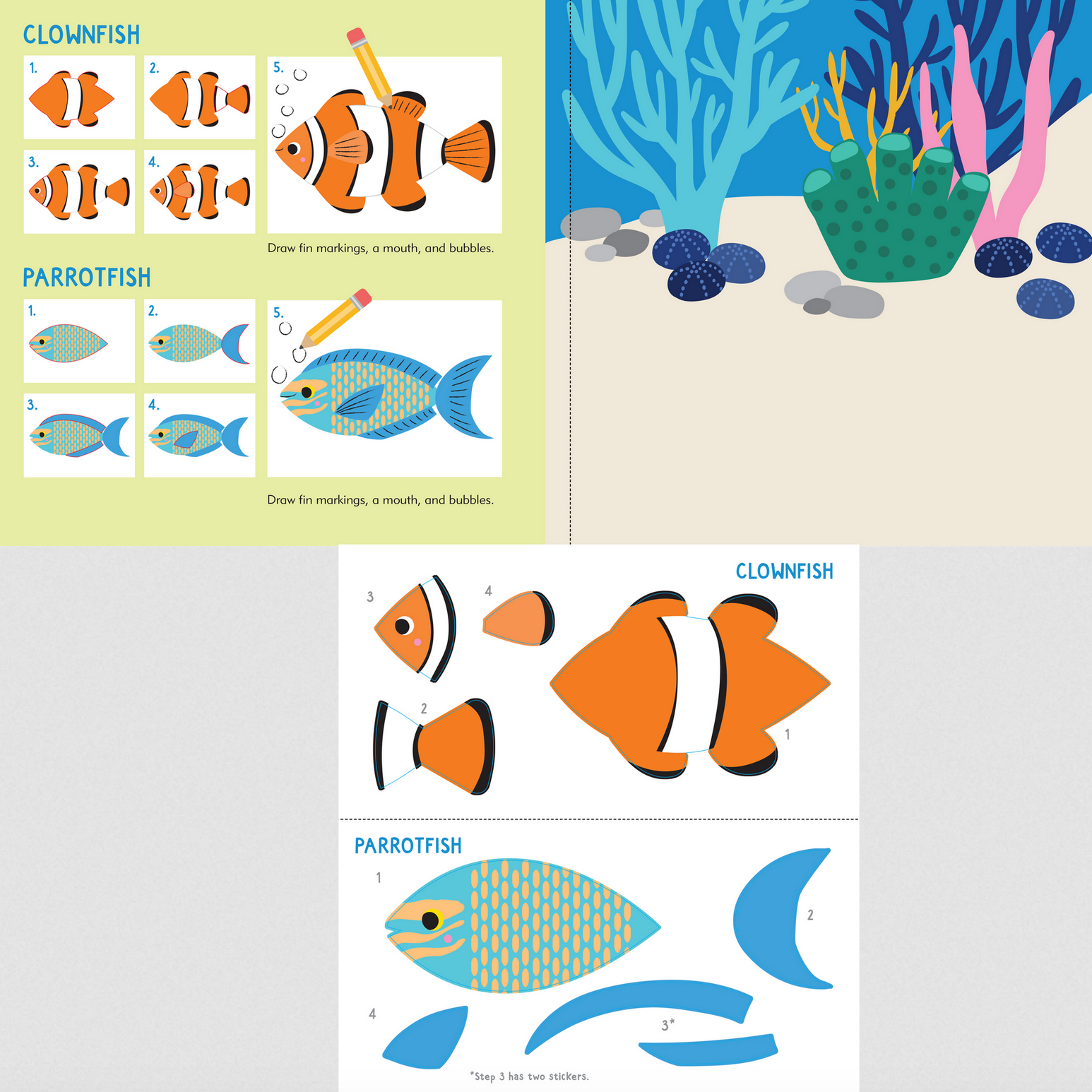 Sticker and Draw - Under the Sea