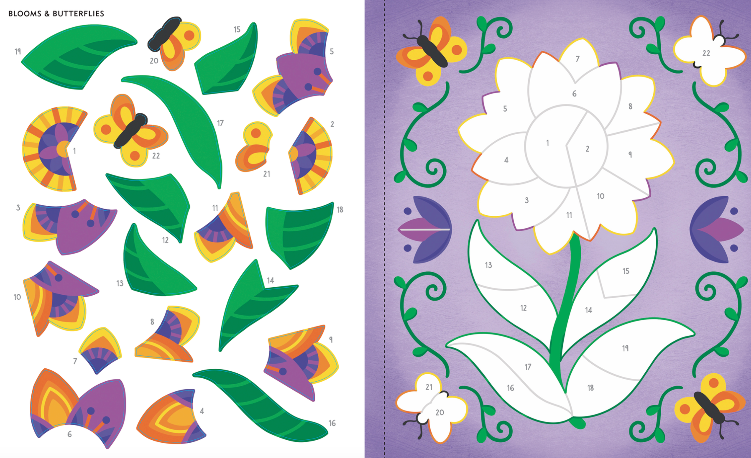 Mindfulness Large Print Color-by-Sticker Book