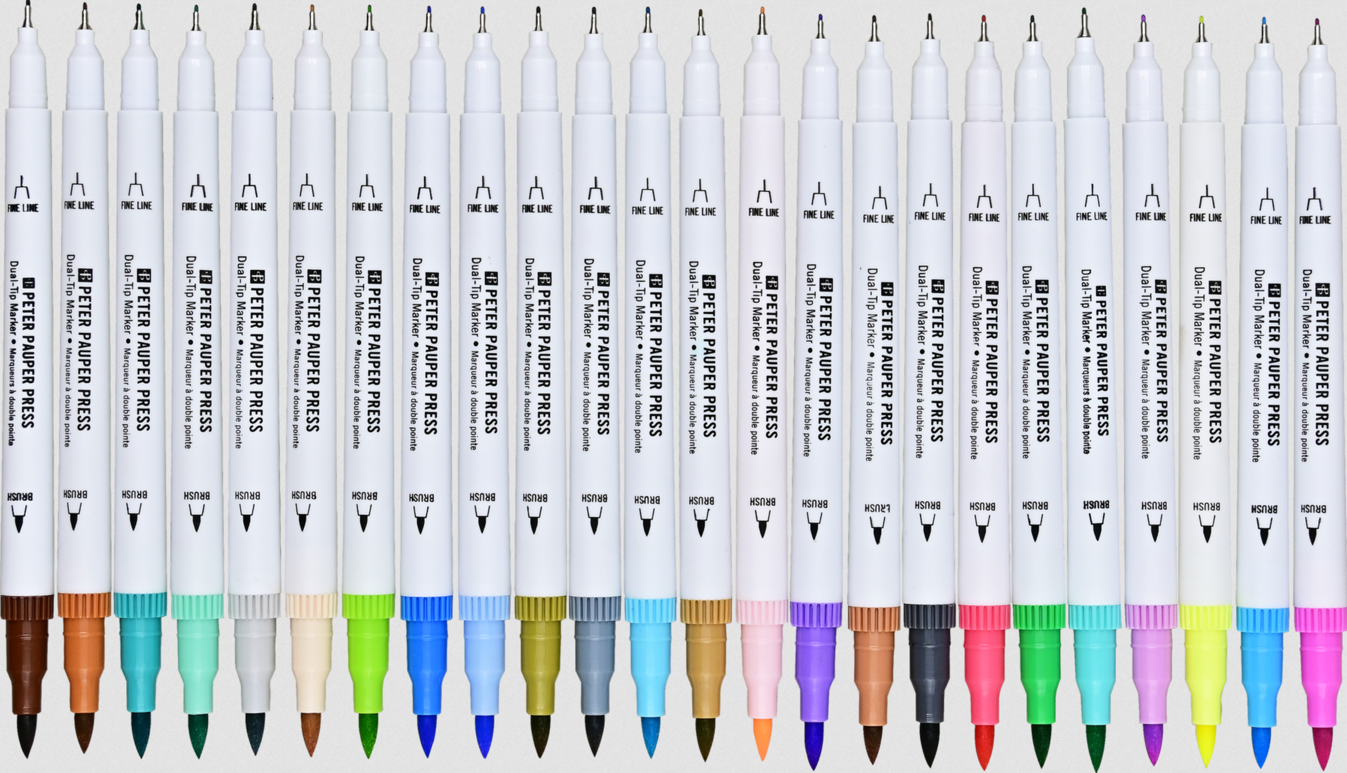 PTR Studio Series Dual-Tip Pastel Markers (Set of 24)