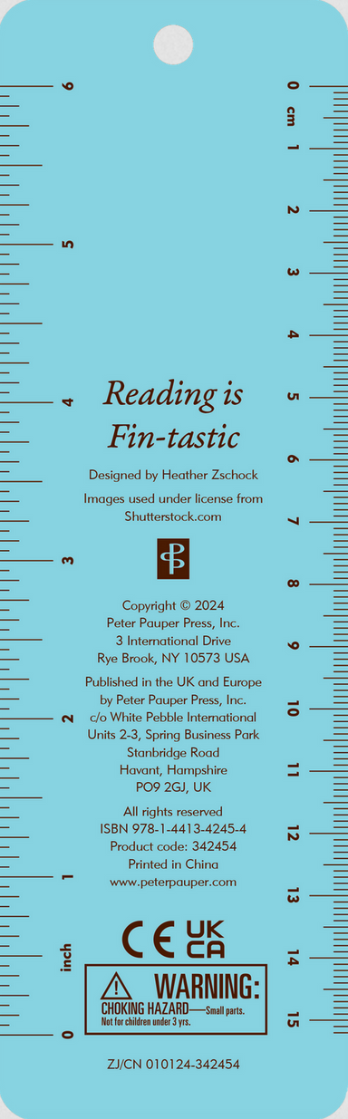 PTR Reading is FIN-tastic! Children's Bookmark