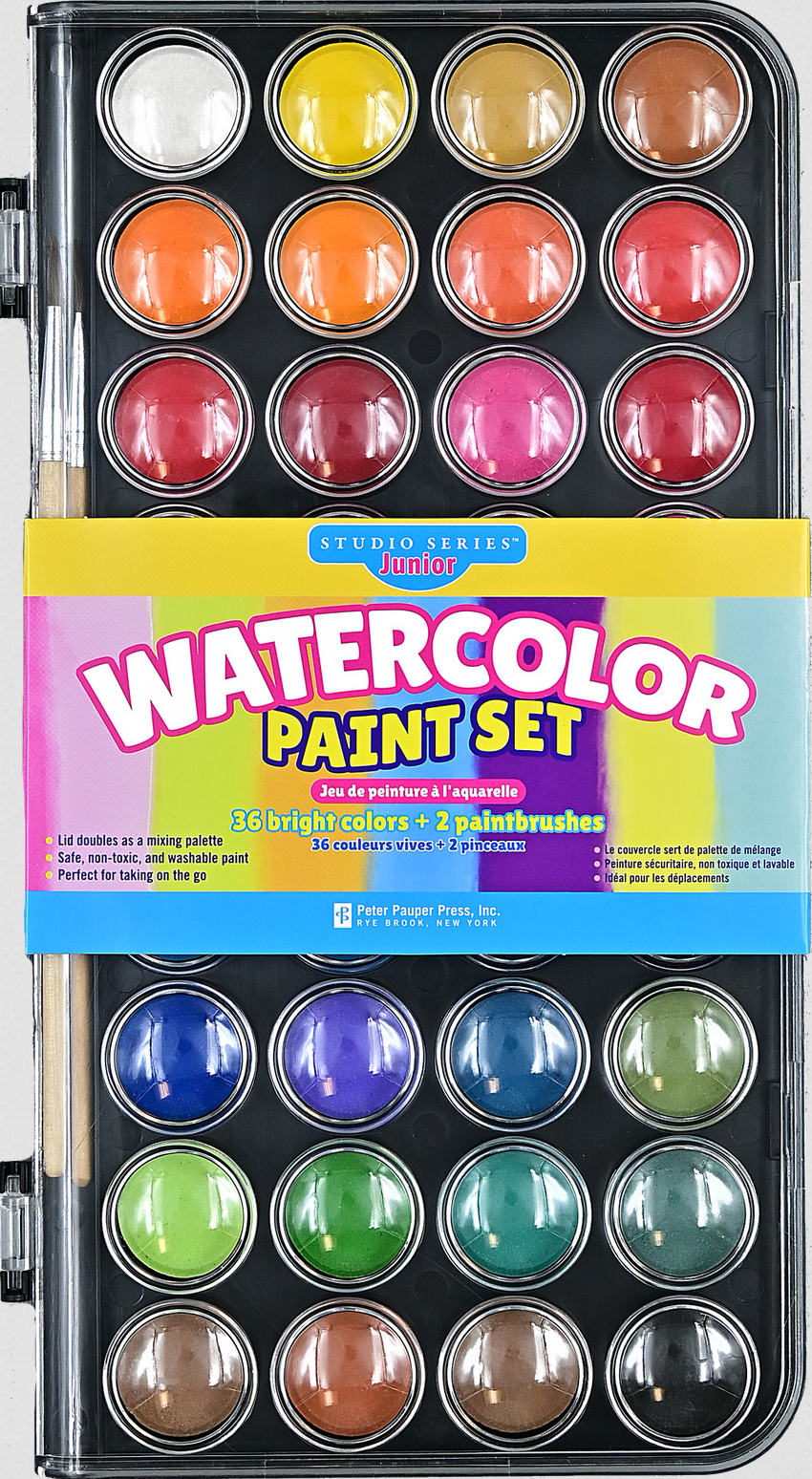 PTR Studio Series Junior Watercolor Paint Set (36 colors)