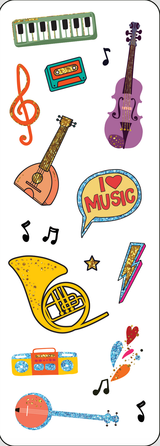 PTR Music Sticker Set