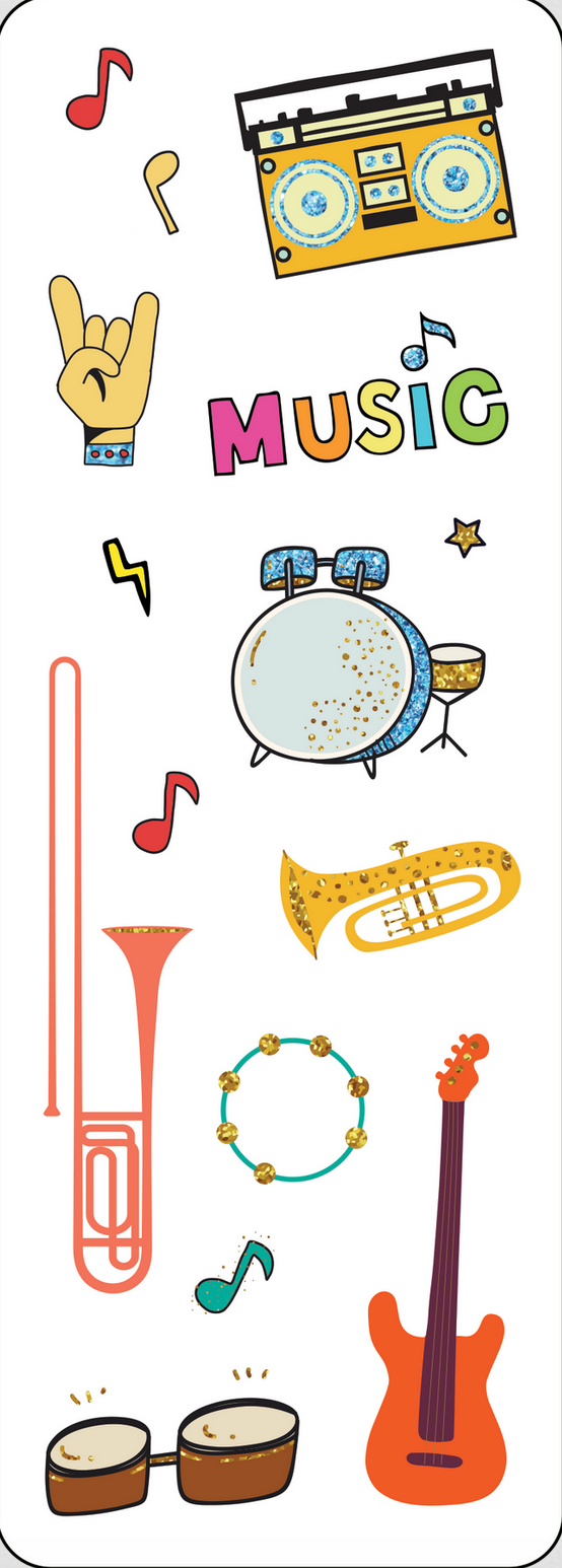 PTR Music Sticker Set