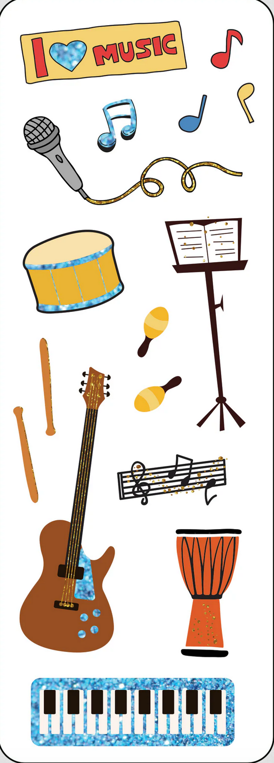PTR Music Sticker Set