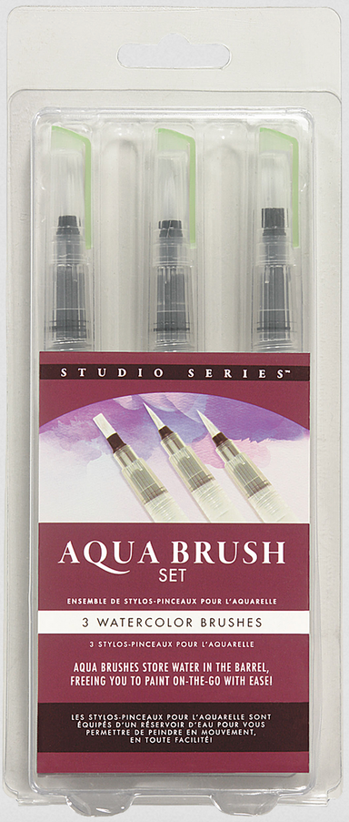 Studio Series Aqua Brushes (Set of 3)