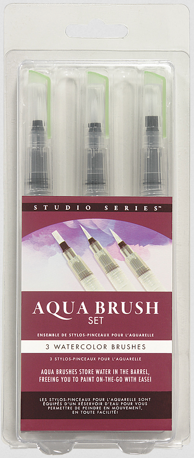 Studio Series Aqua Brushes (Set of 3)