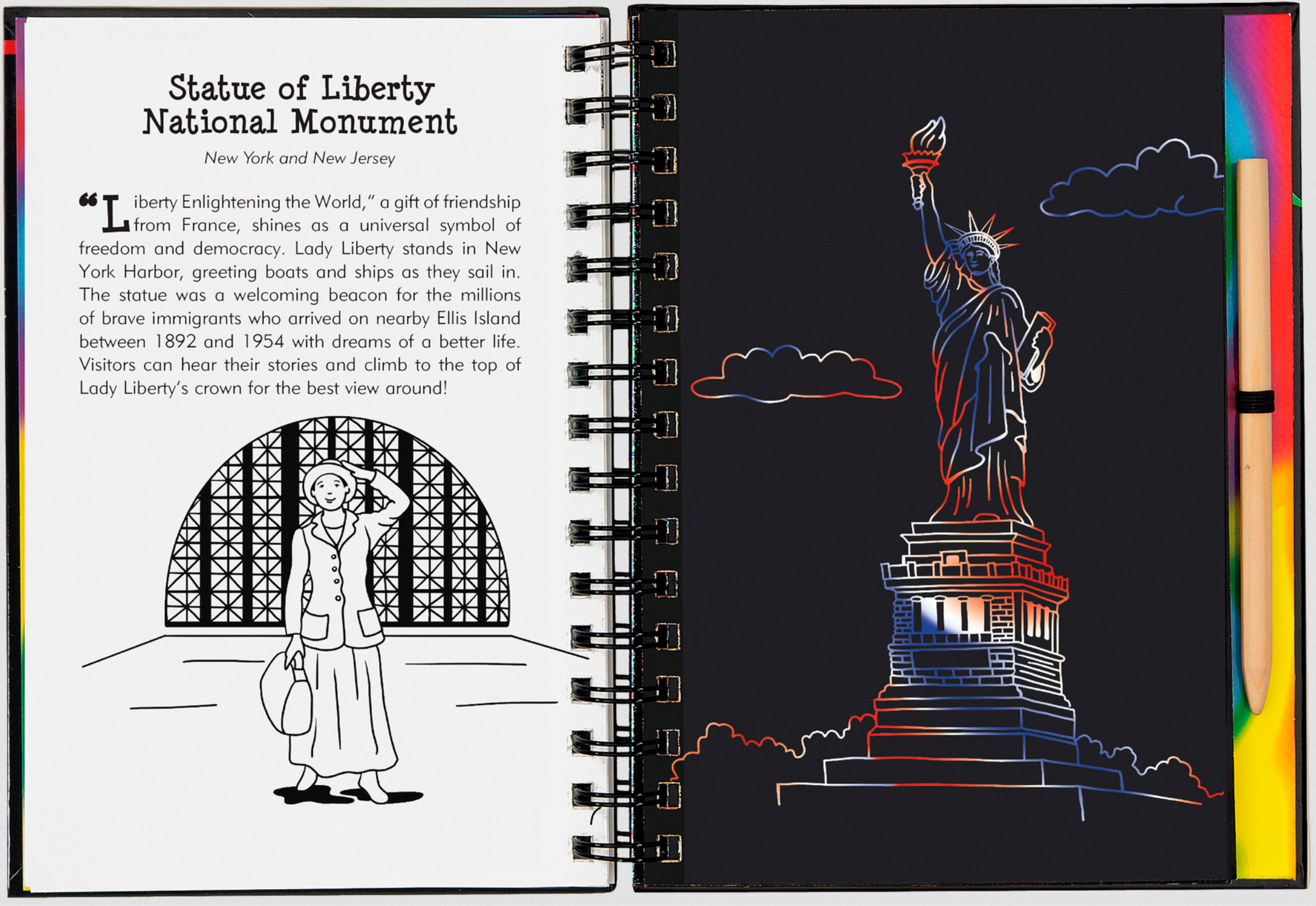 PTR National Parks & Landmarks Scratch and Sketch