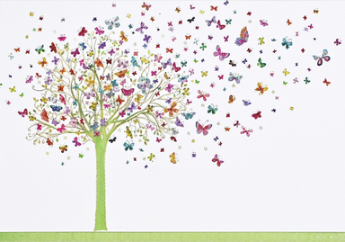 PTR Tree of Butterflies Note Cards - Boxed Set