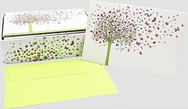 PTR Tree of Butterflies Note Cards - Boxed Set