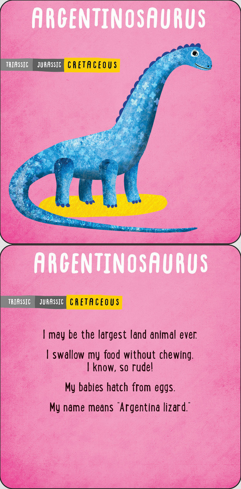 PTR Dinosaurs: Fascinating Lunch Box Notes for Kids! (Set of 50 Cards)