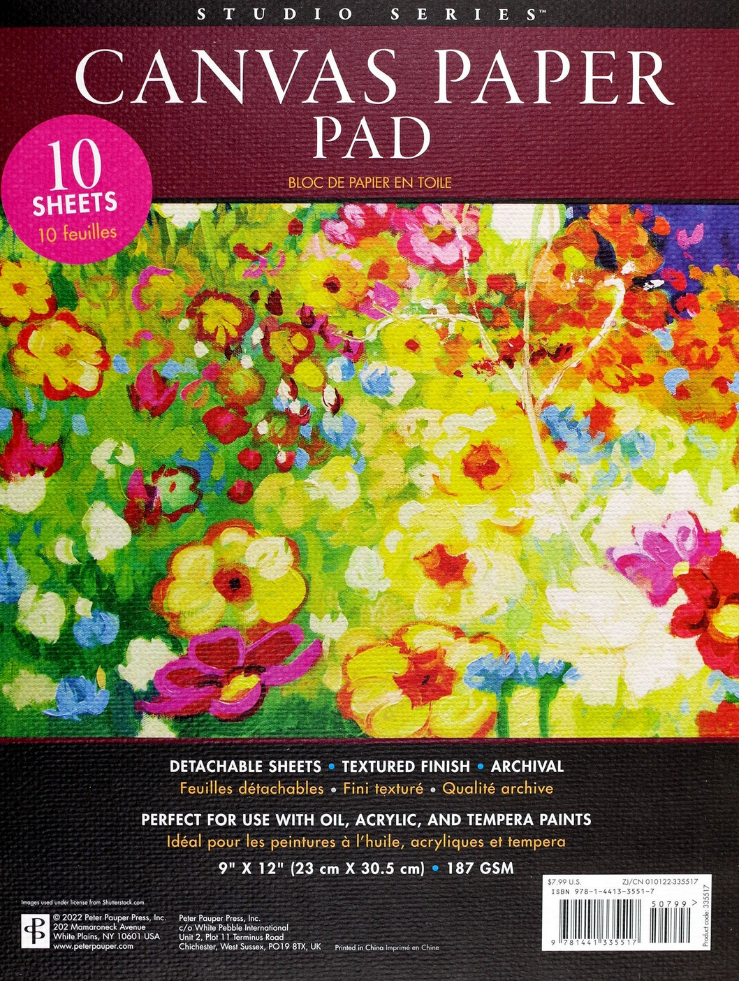PTR Studio Series - Canvas Paper Pad