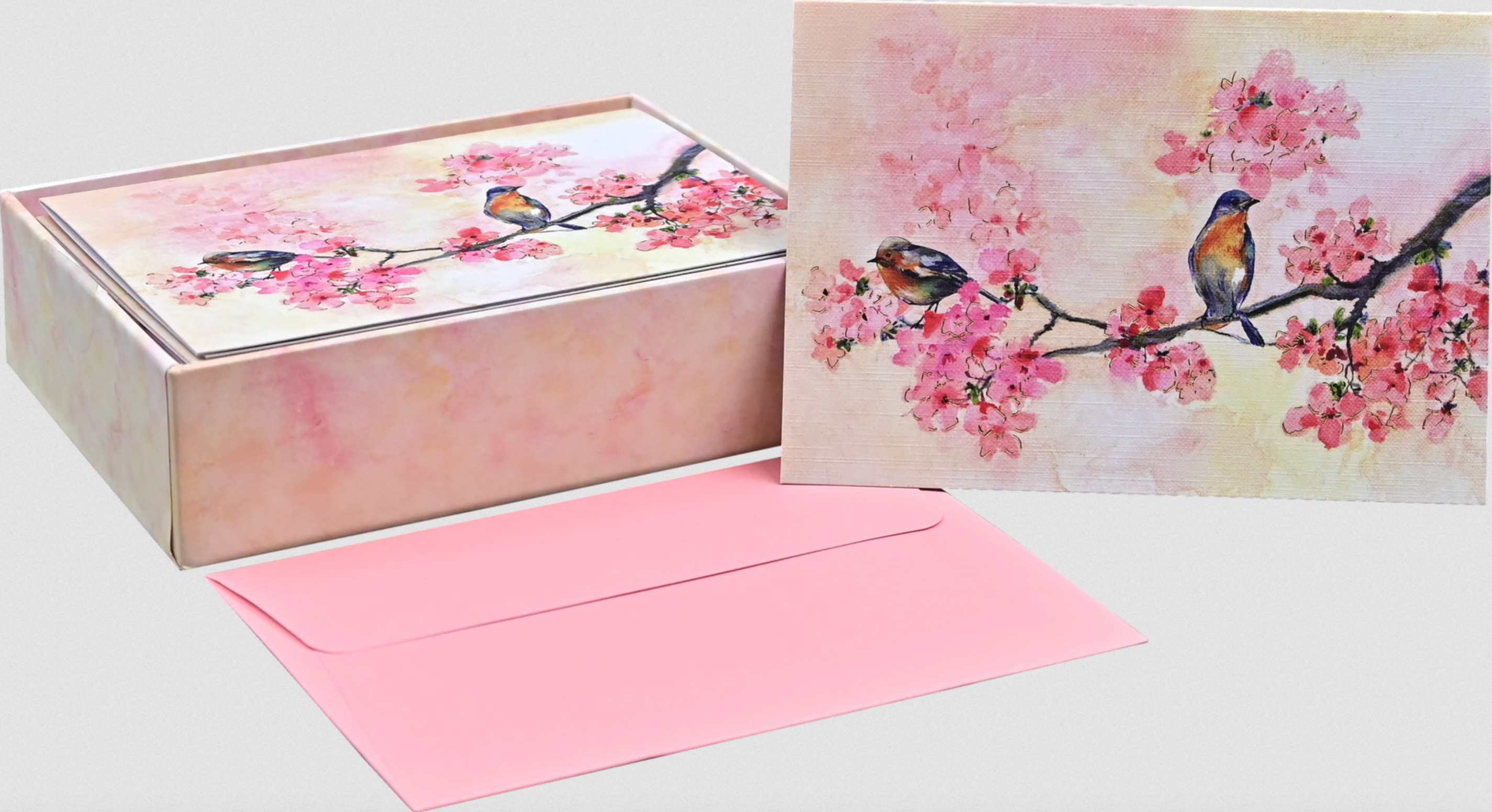 PTR Cherry Blossoms in Spring Note Cards - Boxed Set