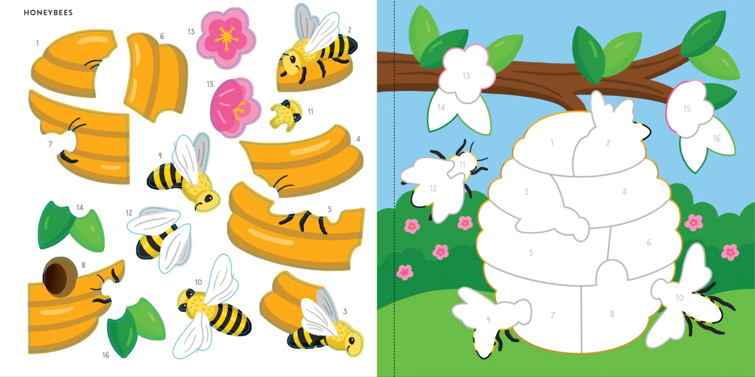 PTR My First Color-By-Sticker Book - Butterflies and Bugs
