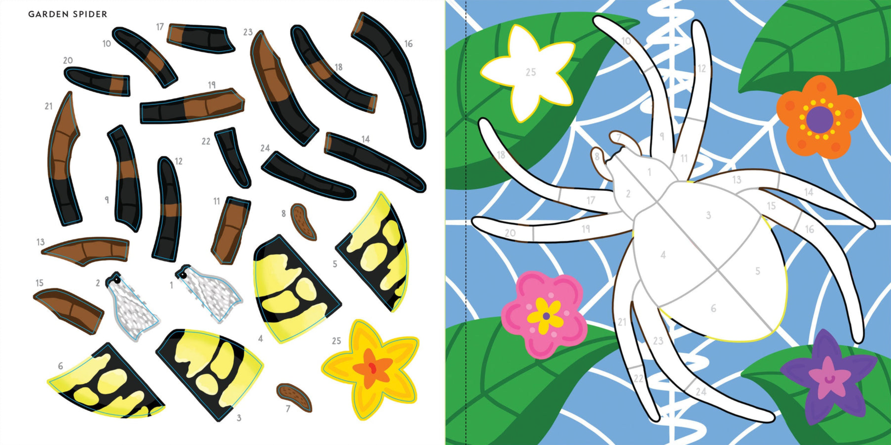 PTR My First Color-By-Sticker Book - Butterflies and Bugs
