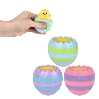 Squeezy Pop Up Hatching Chick (Single) - Random Color