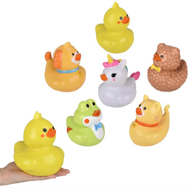 Kawaii Animal Rubber Duckies (Single) - Random Color