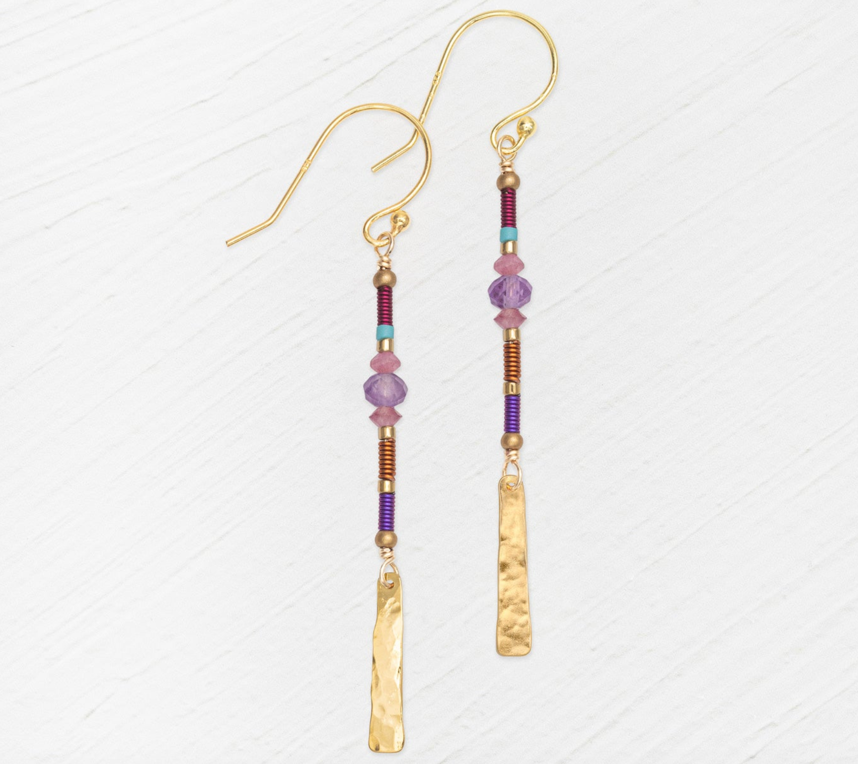 Holly Yashi Dakota Stick Earrings - Desert Sunset