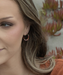 Holly Yashi Dakota Hoop Earrings - Desert Sunset