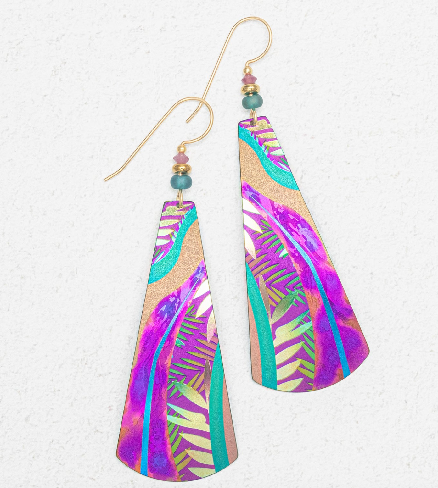Holly Yashi Gaya Earrings - Tropic Magenta