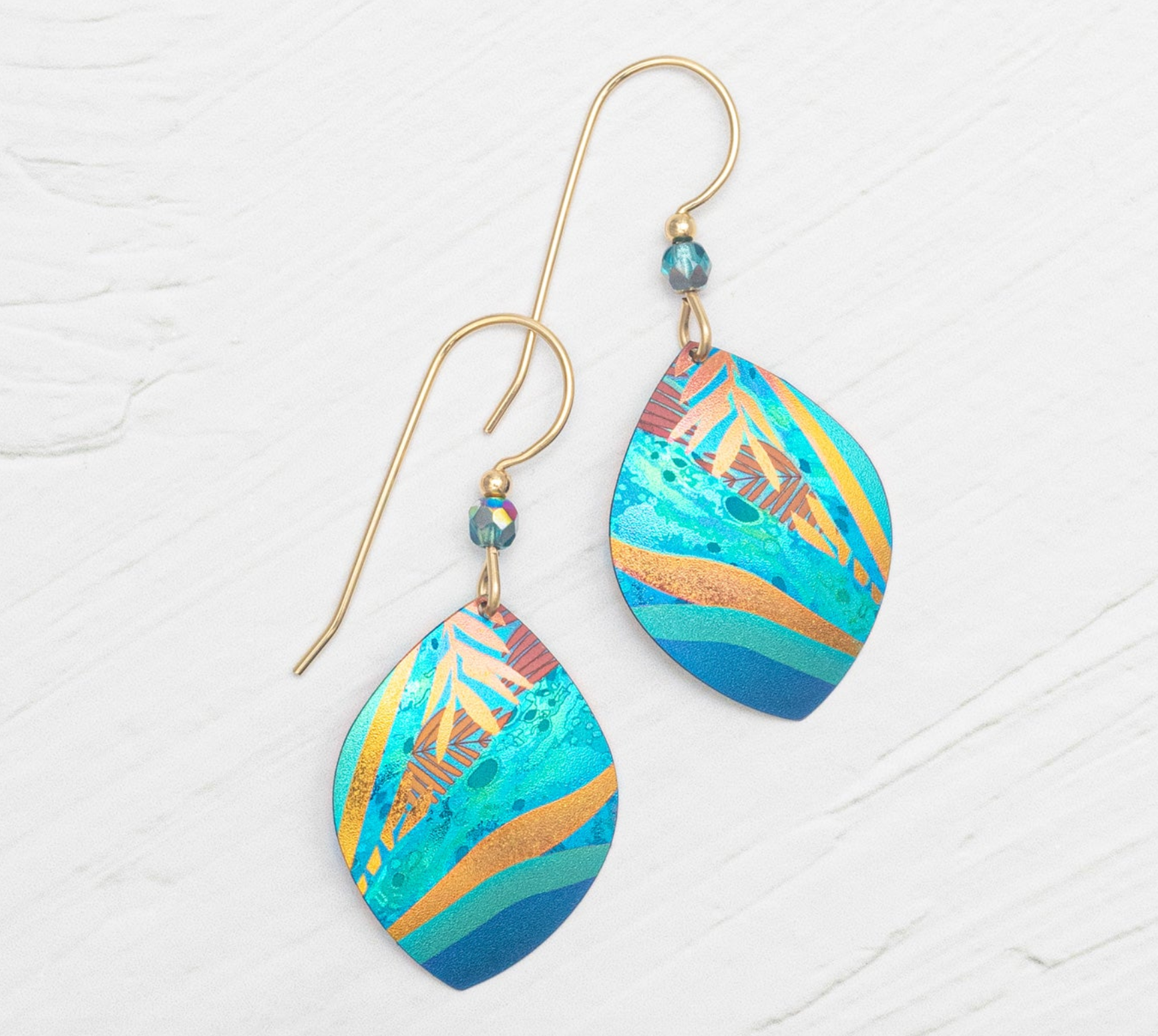 Holly Yashi Layla Earrings - Tropic Teal