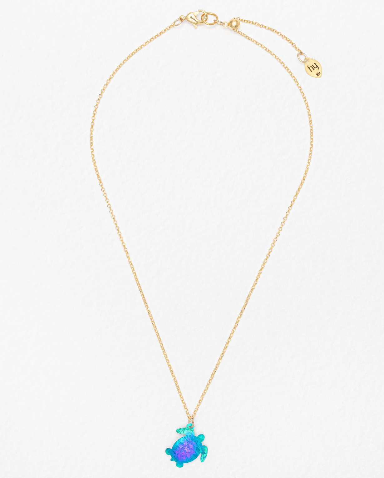 Holly Yashi Sea Turtle Necklace for Kids - Lagoon