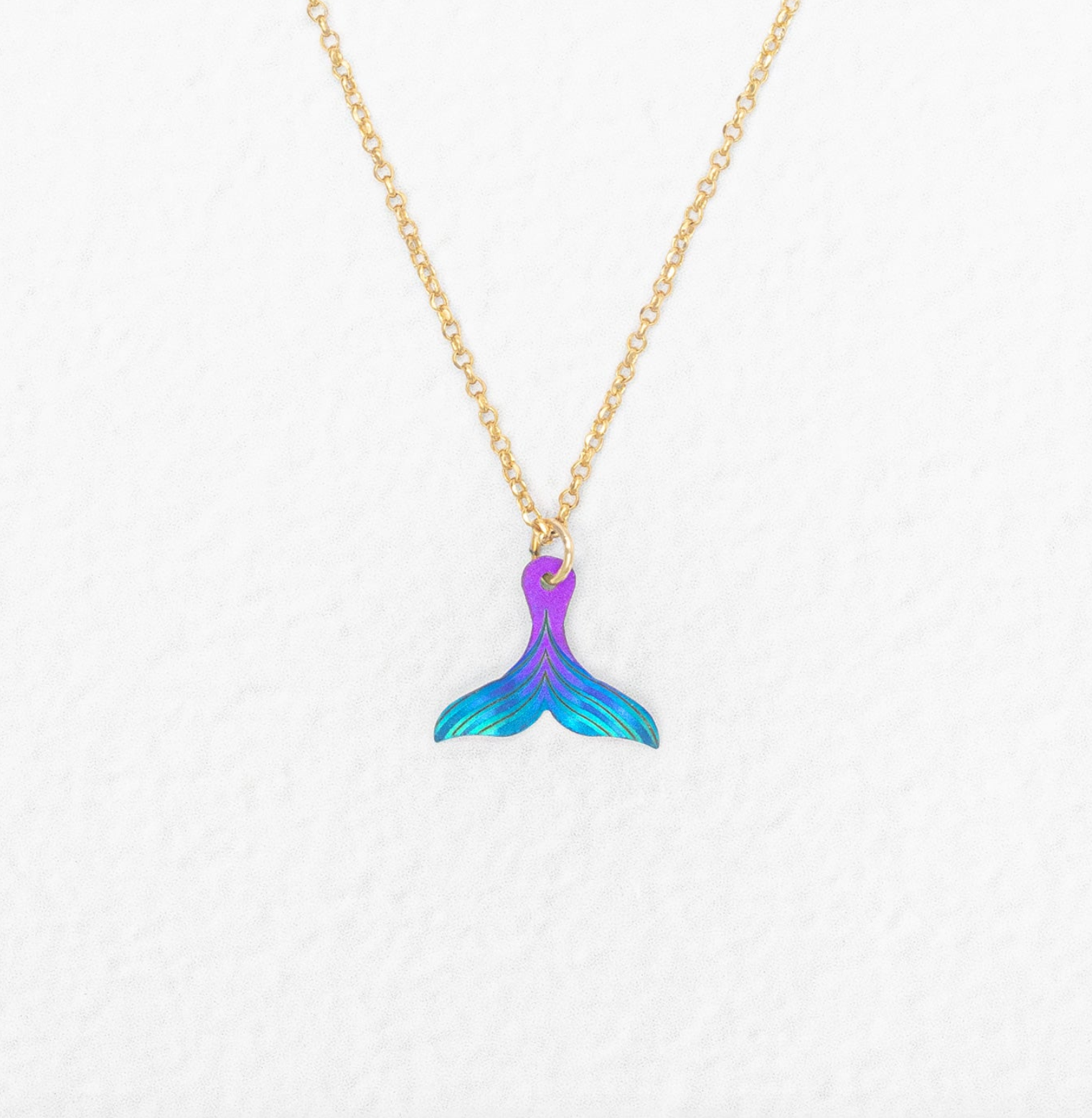 Holly Yashi Whale Tail Necklace for Kids - Calypso