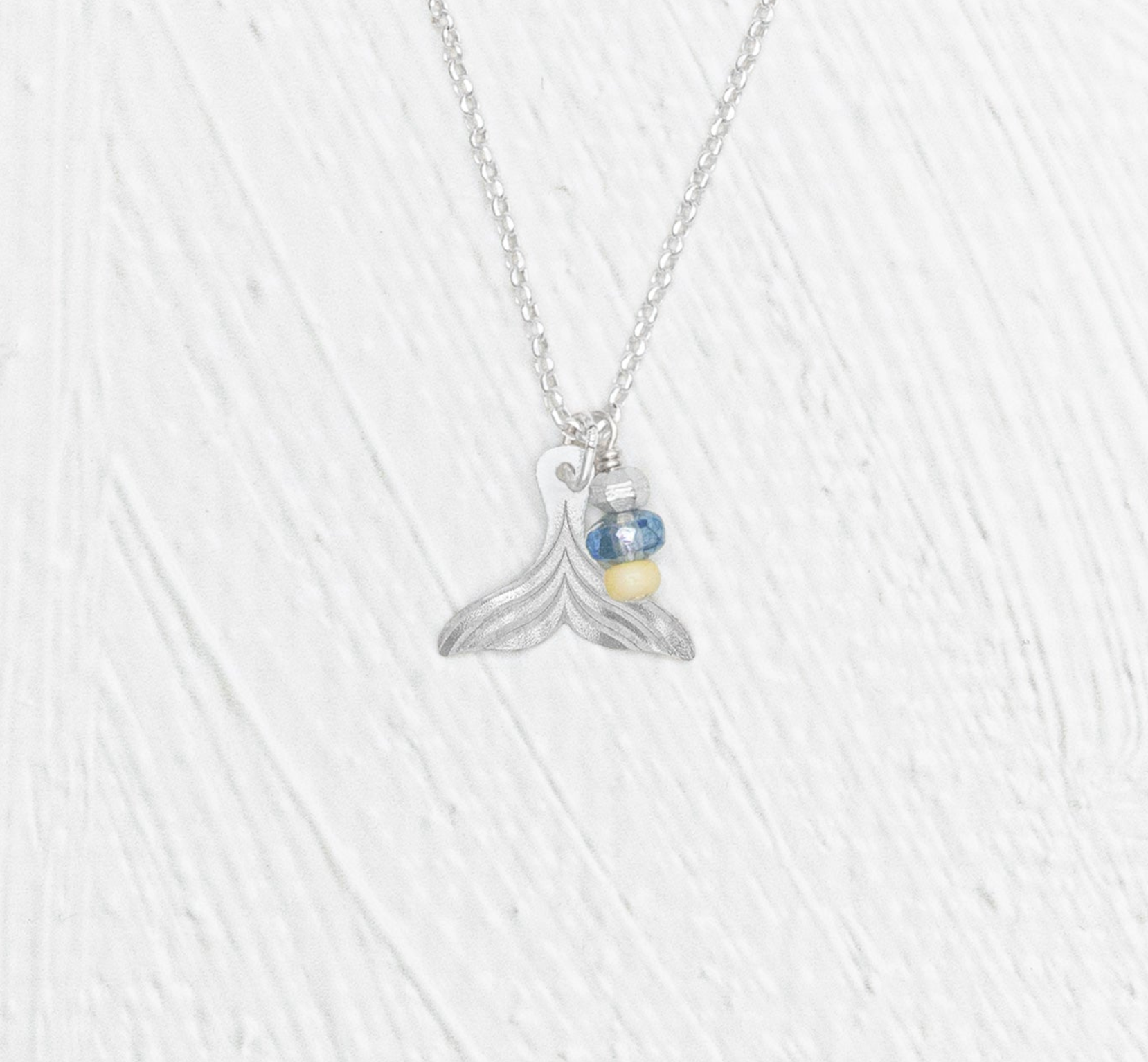 Holly Yashi Whale Tail Pendant Necklace - Silver
