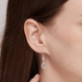 Boma Serene Spiral Earrings with Purple Mother of Pearl