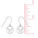 Boma Butterfly Circle Sterling Silver Earrings