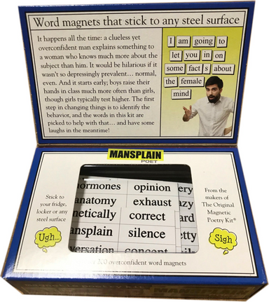 Magnetic Poetry Mansplain