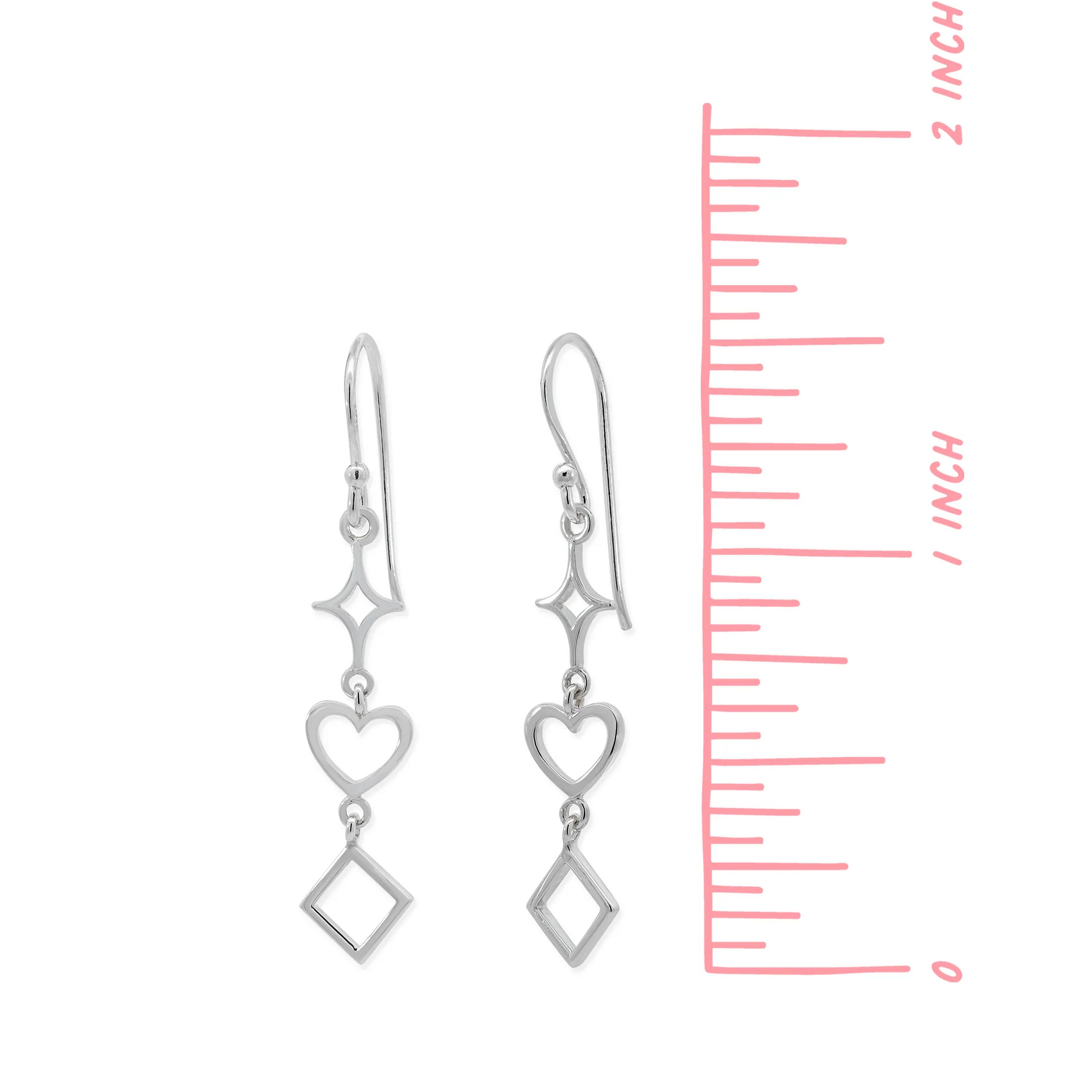 Boma Charming Trio Link Earrings